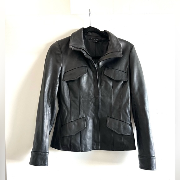 THEORY Leather Jacket - Picture 10 of 10